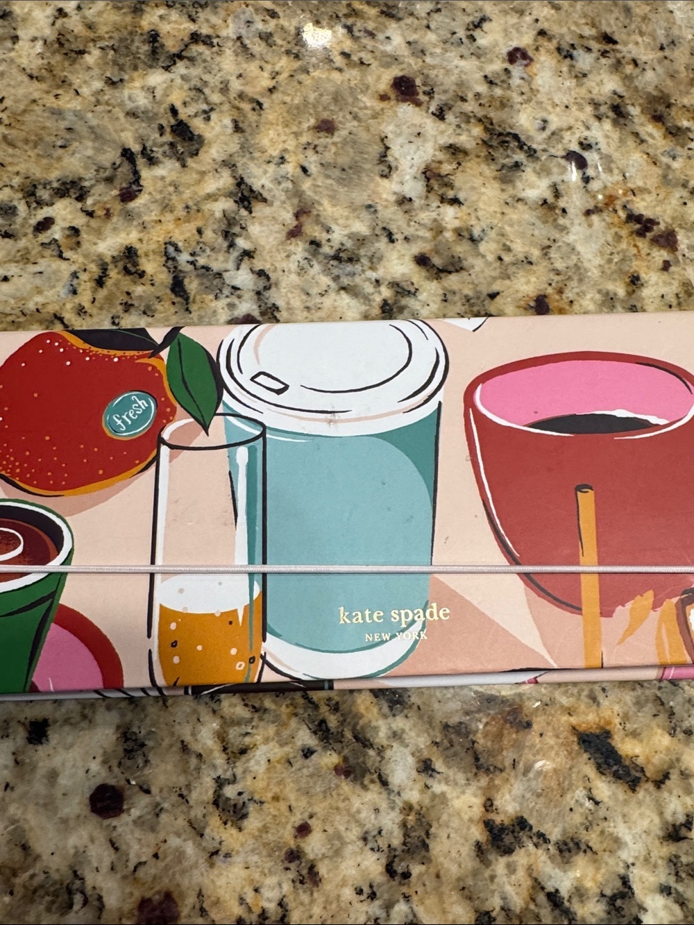 kate spade Multicolor Illustrated Drink & Fruit Foldover notes - Picture 8 of 8